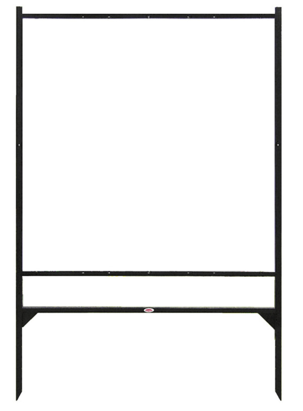 Weichert Commercial Real Estate Angle Iron Sign Frame, 48"h x 48"w - Black