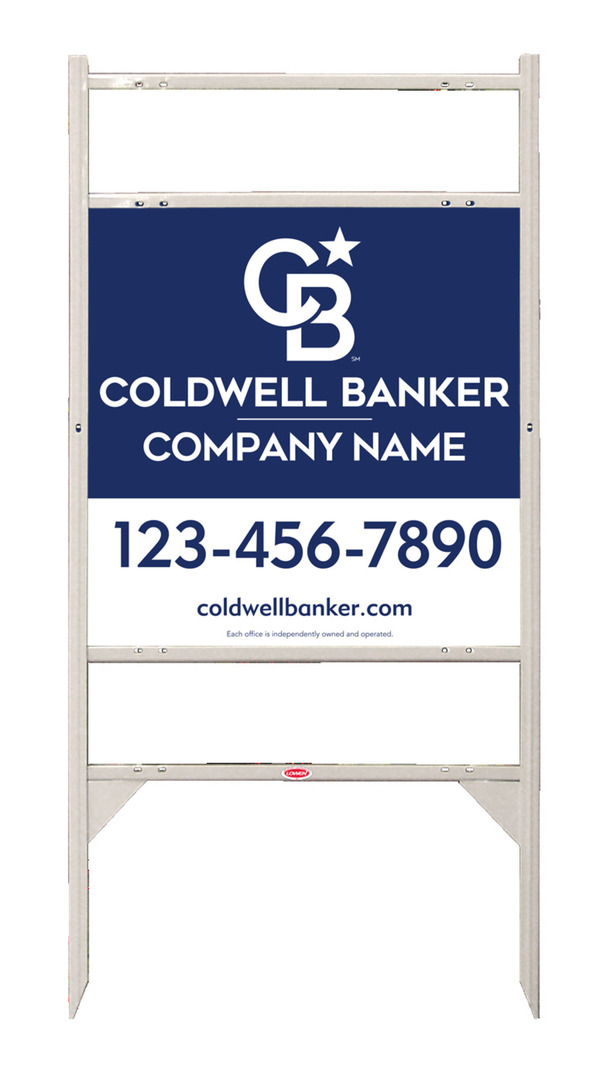 Angle Iron Frame W/ 2 Rider Inserts And Office Sign Panel Unit, 24"H X 24"W, Steel
