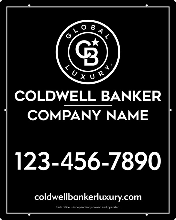 Reflective Office Hanging Sign Panel, 30"H X 24"W, 3mm Aluminum Composite