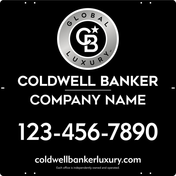 Reflective Office Sign Panel, 24"H X 24"W, 3mm Aluminum Composite