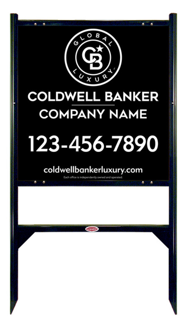 Angle Iron Frame And Reflective Office Sign Panel Unit, 24"H X 24"W, 3mm Aluminum Composite
