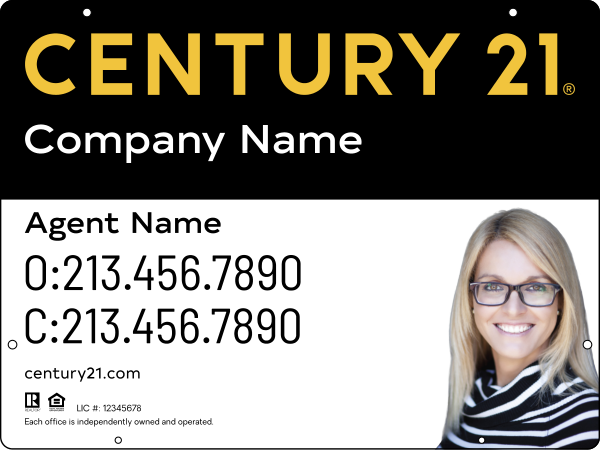 CENTURY 21&reg; Steel Hanging Panel 18x24 DF - Century 21 | Lowen Sign