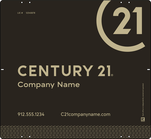 Aluminum Composite Yard Panel 22X24 Df - Century 21 | Lowen Sign