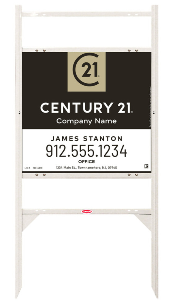 Thor Frame Unit 22X24 Steel Office White - Century 21 | Lowen Sign