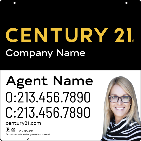 CENTURY 21&reg; Steel Hanging Panel 24x24 DF - Century 21 | Lowen Sign