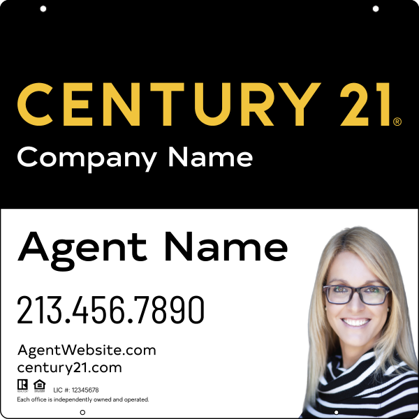 CENTURY 21&reg; Steel Hanging Panel 24x24 DF - Century 21 | Lowen Sign