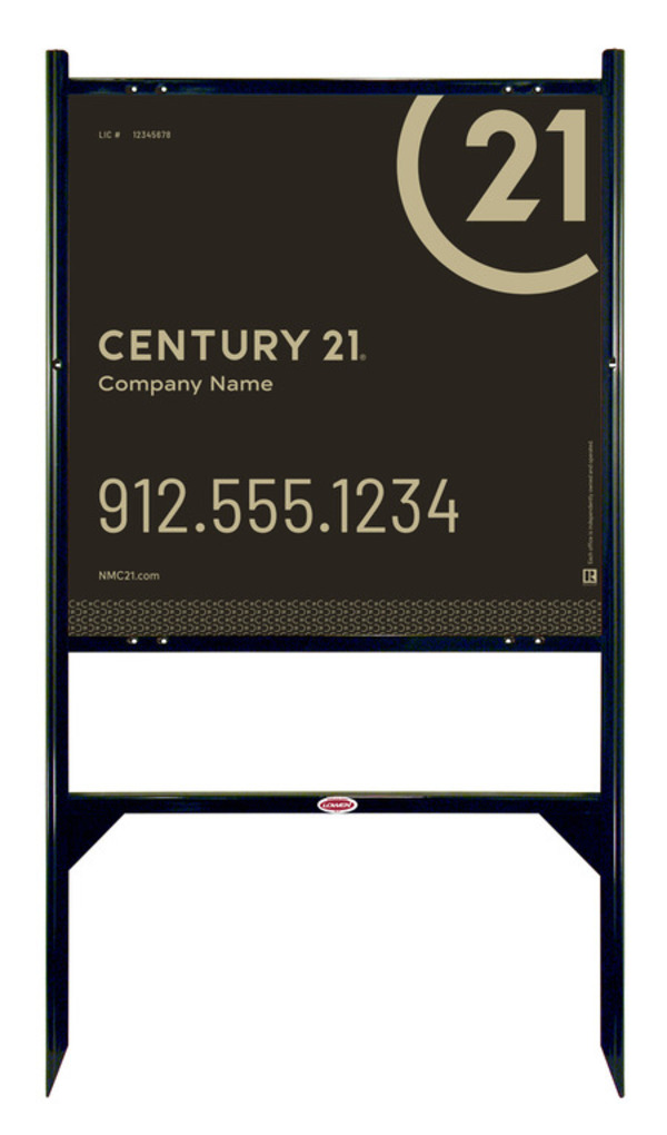 Gibraltar Frame 24X24 Aluminum Composite Modern  - Century 21 | Lowen Sign