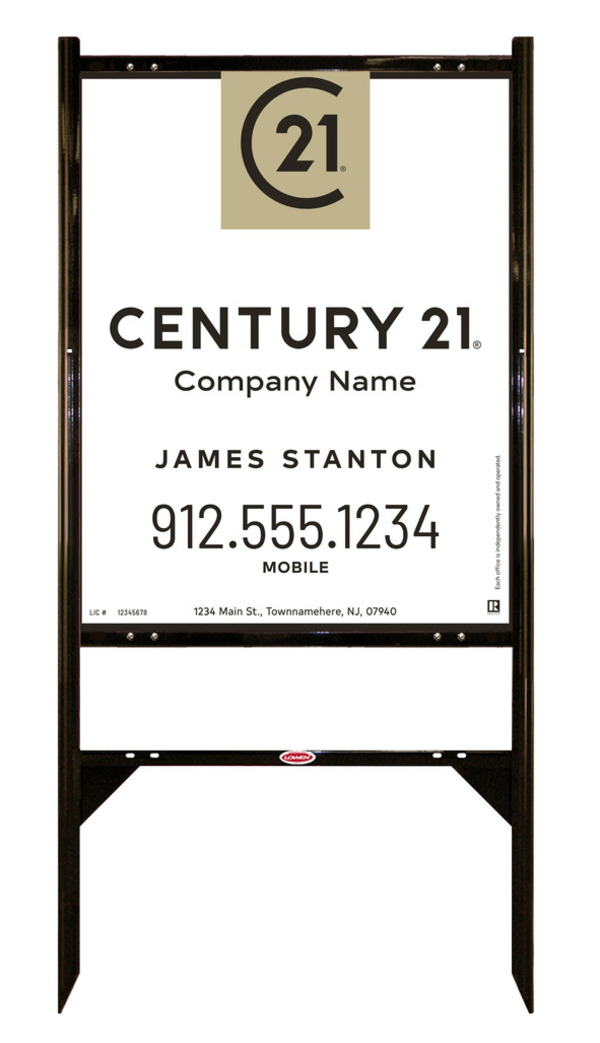 Gibraltar Frame Unit 30X24 Aluminum Composite Agent Standard - Century 21 | Lowen Sign