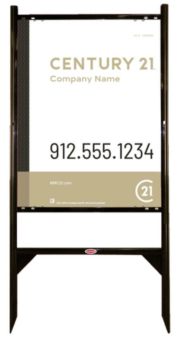 Gibraltar Frame Unit 30X24 Aluminum Composite Modern  - Century 21 | Lowen Sign