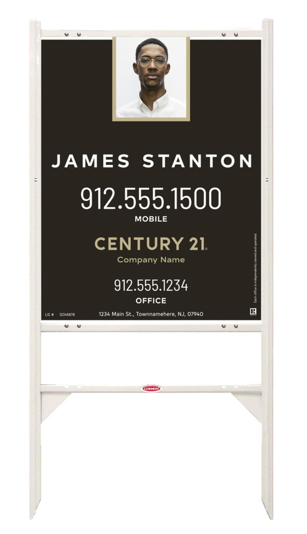 Gibraltar Frame Unit 30X24 Aluminum Composite Agent Photo Property - Century 21 | Lowen Sign