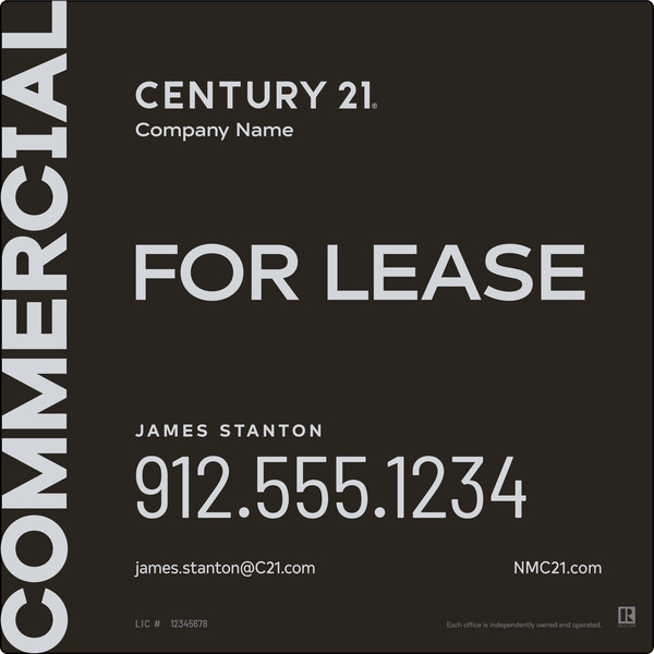 Century 21 Commercial Alumalite Panel 48X48 Df - C21 | Lowen Sign