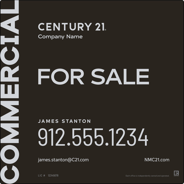 Century 21 Commercial Alumalite Panel 48X48 Df - C21 | Lowen Sign