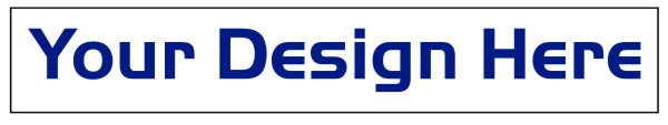 Independent Commercial Sign Panel, DF, 6"h x 36"w, 3mm Aluminum Composite