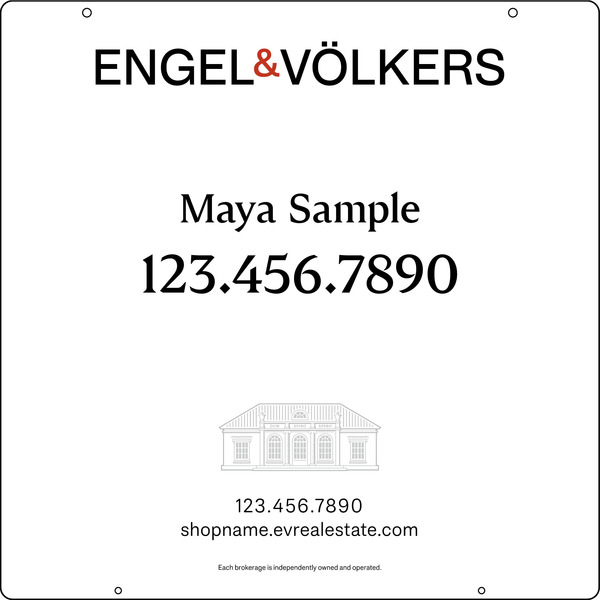 Hanging Sign Panel, 24"H X 24"W, .063 Aluminum