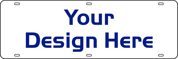 Independent Real Estate Sign Panel,  24 GA Steel 6"h x 18"w