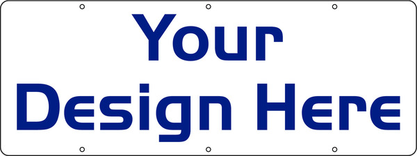 Independent Real Estate Sign Panel,  24 GA Steel 9"h x 24"w