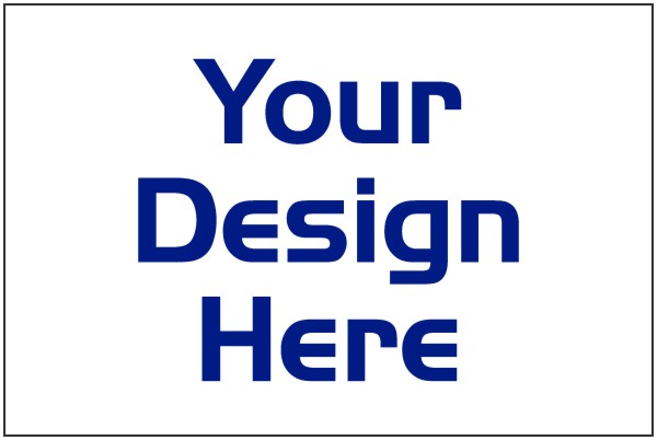 Independent Real Estate Sign Panel with horizontal flutes printed on two sides, 4mm Corrugated Plastic 12"h x 18"w