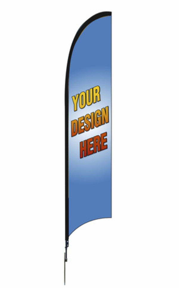 Independent 17FT Custom Feather Flag Unit.