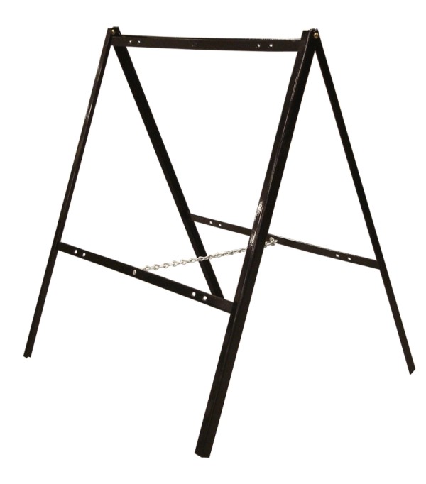 Monument Realty Real Estate Angle Iron A Frame,  18"h x 24"w - Black