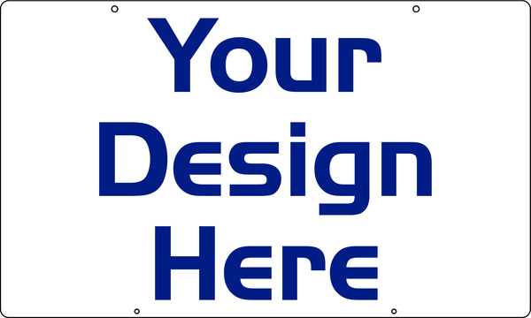 Independent Hanging Sign Panel, 18"h x 30"w, 3mm Aluminum Composite