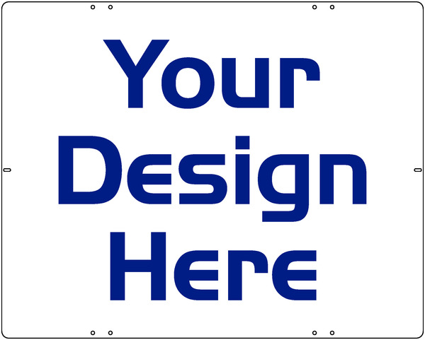 Independent Sign Panel, DF, 24"h x 30"w, 3mm Aluminum Composite