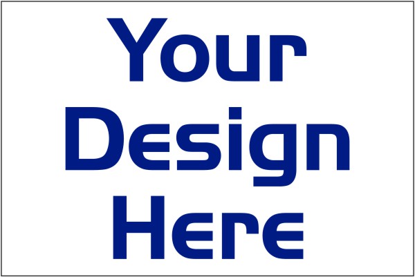 Independent Commercial Real Estate Sign Panel, printed on one side, 10mm Corrugated Plastic 32"h x 48"w