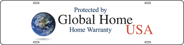 United Real Estate Home Warranty Sign Riders, 6"h x 24"w, Steel