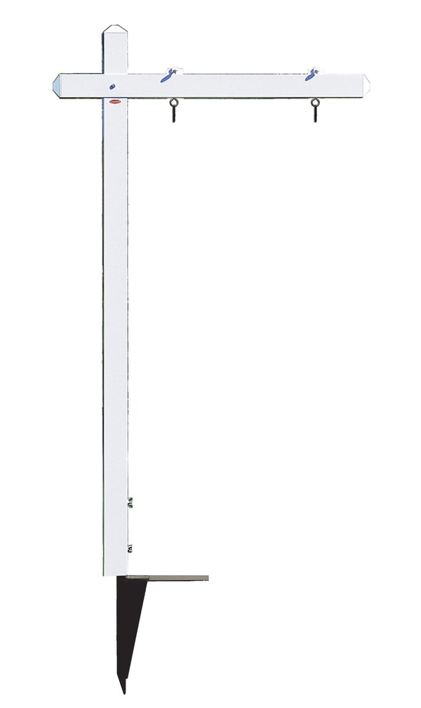 Real Living real estate aluminum sign post with ground anchor, 18"h x 24"w Panel - White