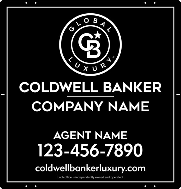 Agent Sign Panel, 25h x 24w, 3MM Aluminum Composite