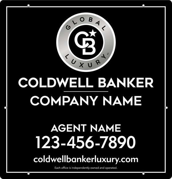 Agent Hanging Sign Panel, 25h x 24w, 3MM Aluminum Composite