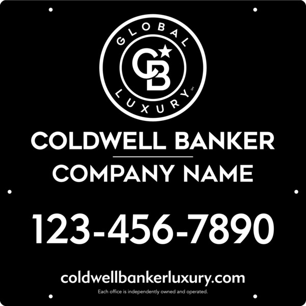 Office Hanging Sign Panel, 24h x 24w, 3MM Aluminum Composite