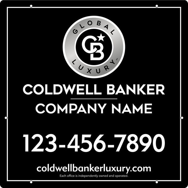 Office Hanging Sign Panel, 24h x 24w, 3MM Aluminum Composite