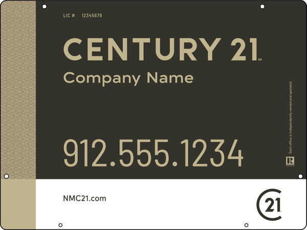 Steel Hanging Panel 18x24 DF - Century 21 | Lowen Sign