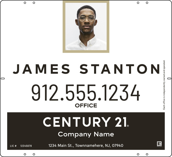 Aluminum Composite Agent Photo Centric Yard Panel 22x24 - C21