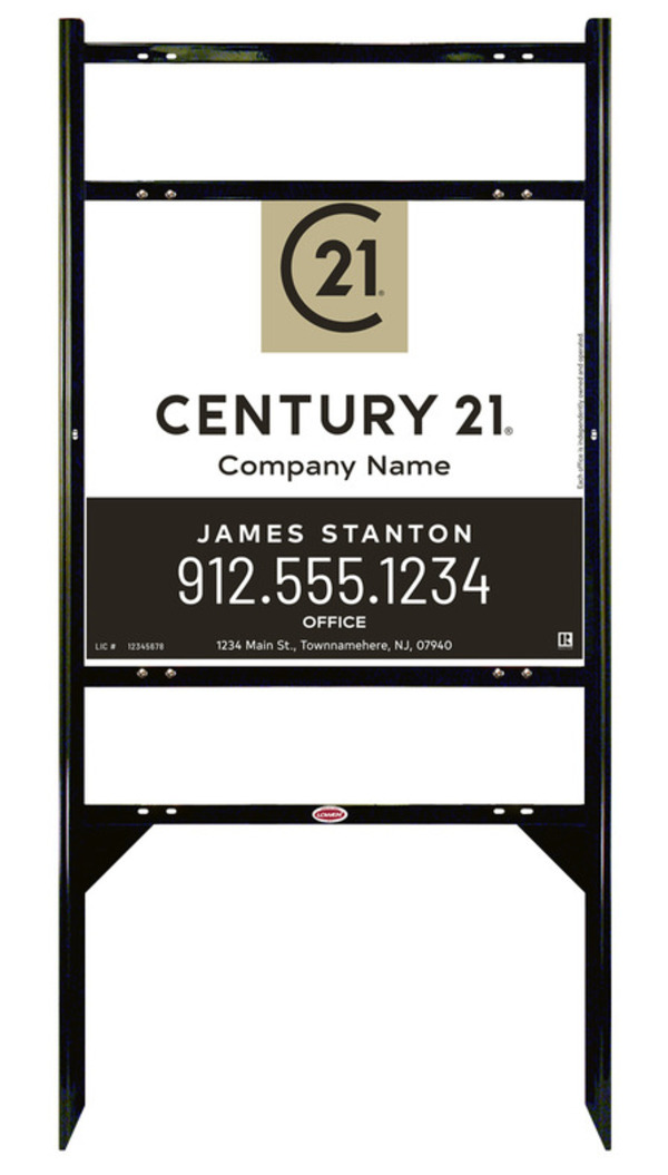 Thor Frame Unit 22x24 Steel Agent Office - Century 21 | Lowen Sign