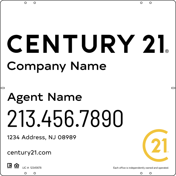 Reflective Sign Panel, 24h x 24w, Steel