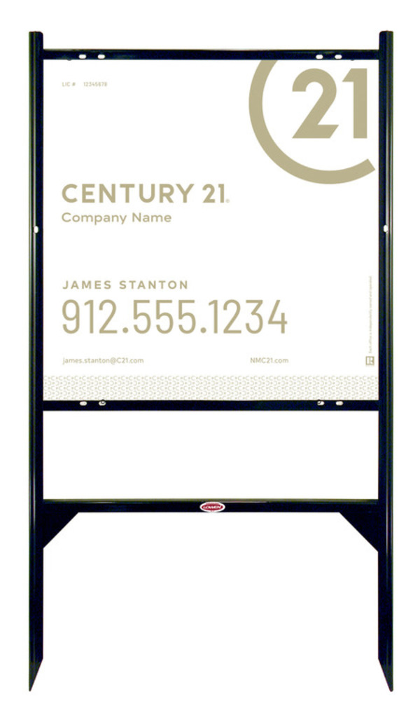 Gibraltar Frame 24x24 Aluminum Composite Modern - Century 21 | Lowen Sign