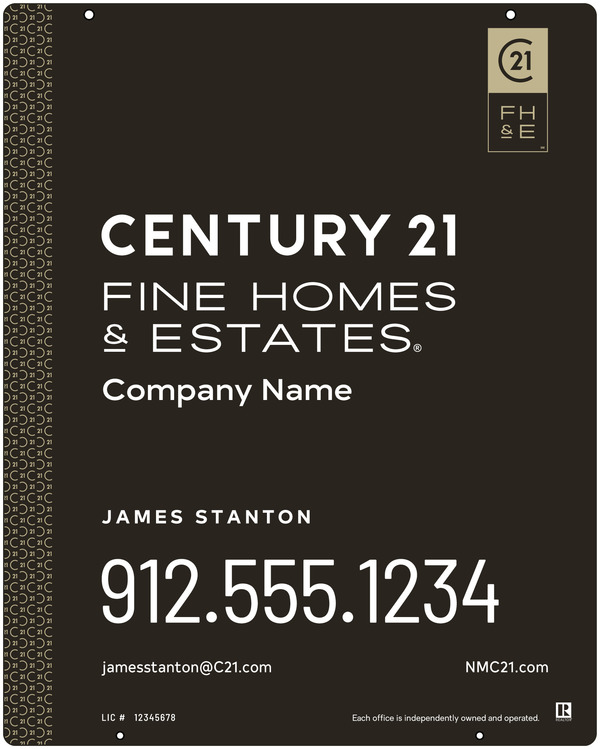 Steel Hanging Panel 30x24 DF - Century 21 | Lowen Sign