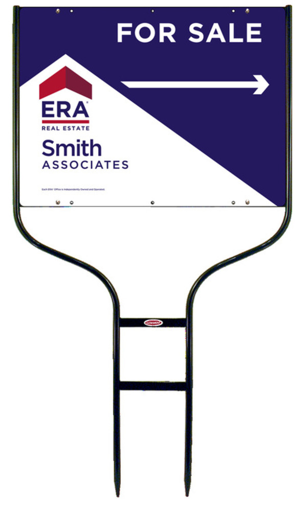 for sale round rod sign frame and panel unit, 24 GA steel 18h x 24w