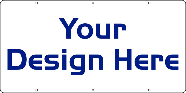 Real Estate Sign Panel, 24 GA Steel 12h x 24w