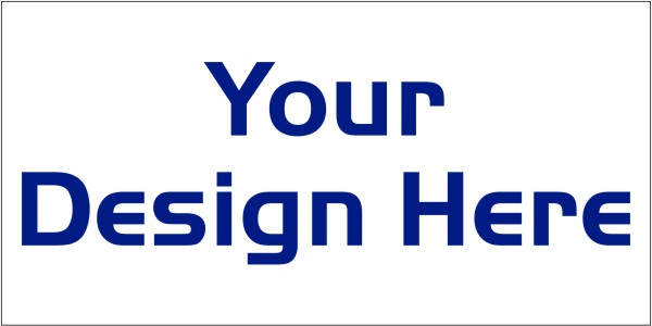 Commercial Real Estate Sign Panel, printed on one side, 10mm Corrugated Plastic 48h x 96w