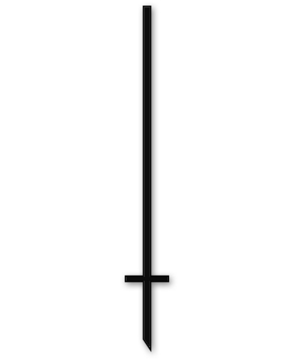 Real Estate Angle Iron Sign Stake, 48 black