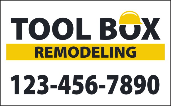Magnetic Sign for Vehicle Advertising, Vinyl 10h x 16w