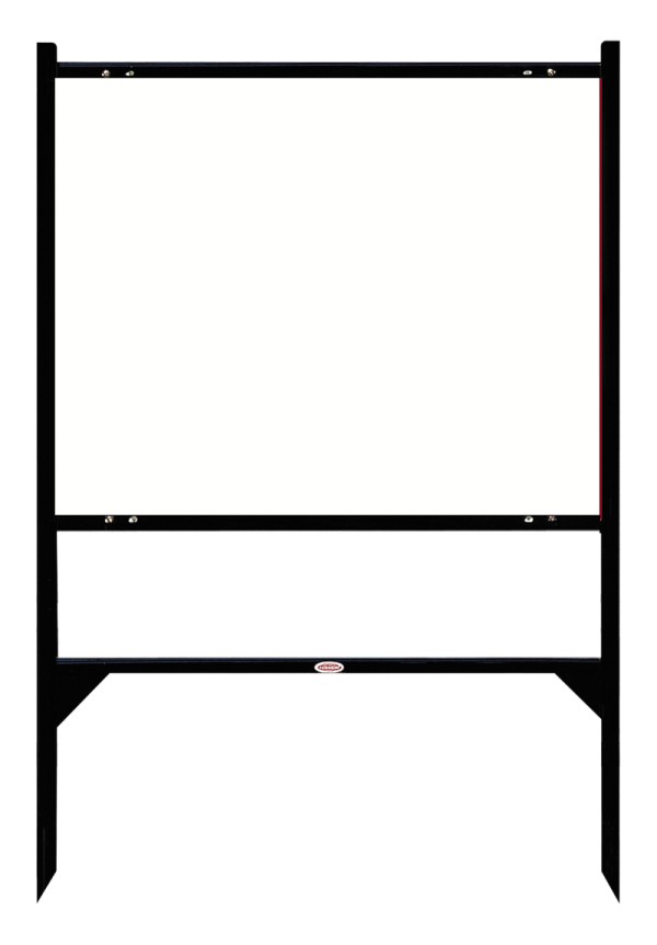angle iron sign frame, 24h x 30w - Black