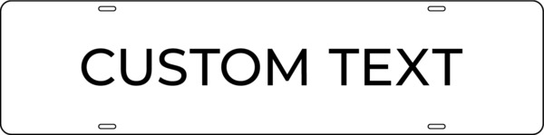 Custom Sign Riders, 6h x 24w, Steel