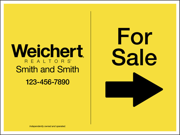 For Sale Sign Panel, 18h x 24w, 4mm