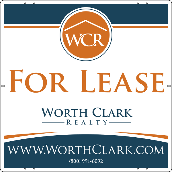 Reflective Office Sign Panel, 24h x 24w, Steel